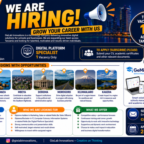 WE ARE HIRING – EXCITING CAREER OPPORTUNITIES